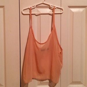 Pink/Coral Brandy Melville Top