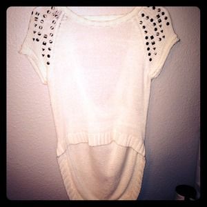 Short sleeve knit top