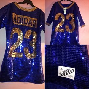 adidas sequin dress