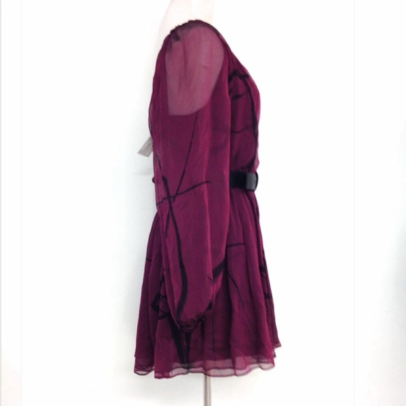 SOLD NWT ALICE AND OLIVIA ELYSE DRESS MED - Picture 2 of 4