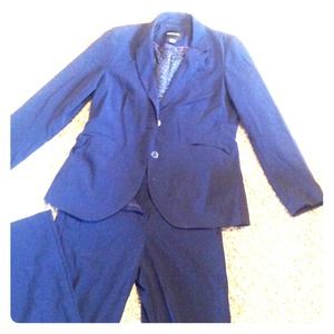 Women's navy blue suit
