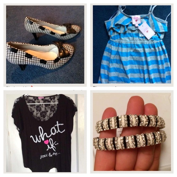 Black n white big earrings