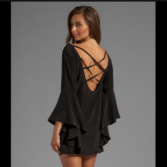 Gypsy junkies sheer silk dress - Picture 2 of 3