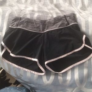 Black lululemon shorts