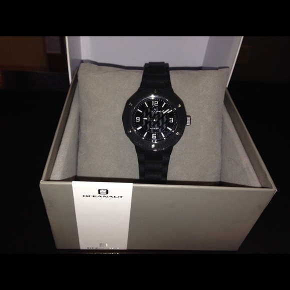 Ladies black Oceanaut Watch