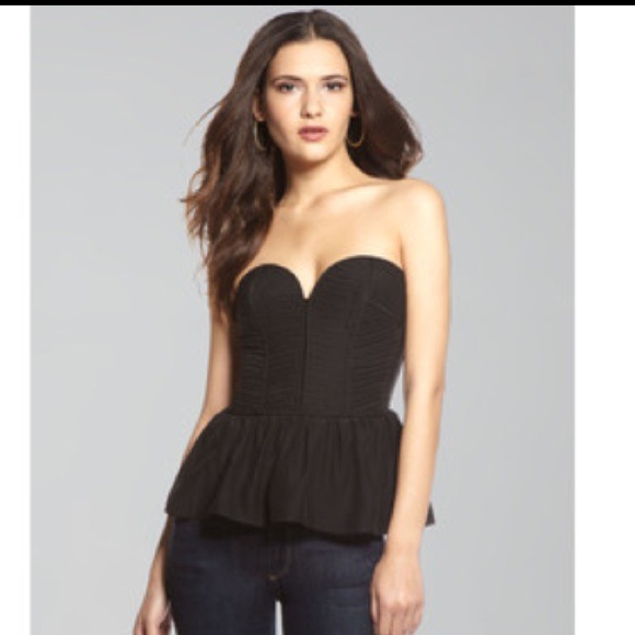 NEVER worn Parker bustier strapless top