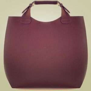 New with Tags Zara Leather Shopper Handbag