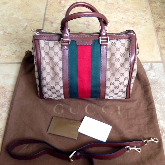 GUCCI BOSTON STYLE HANDBAG