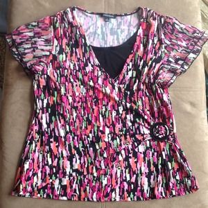 Multi color dress shirt