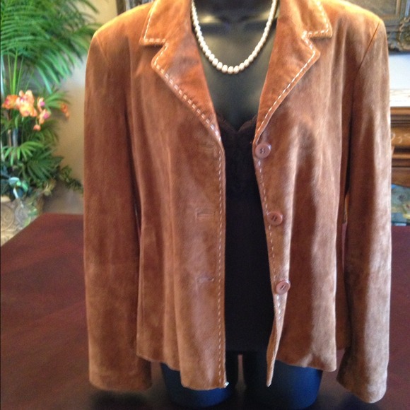 Vintage Suede Leather Jacket