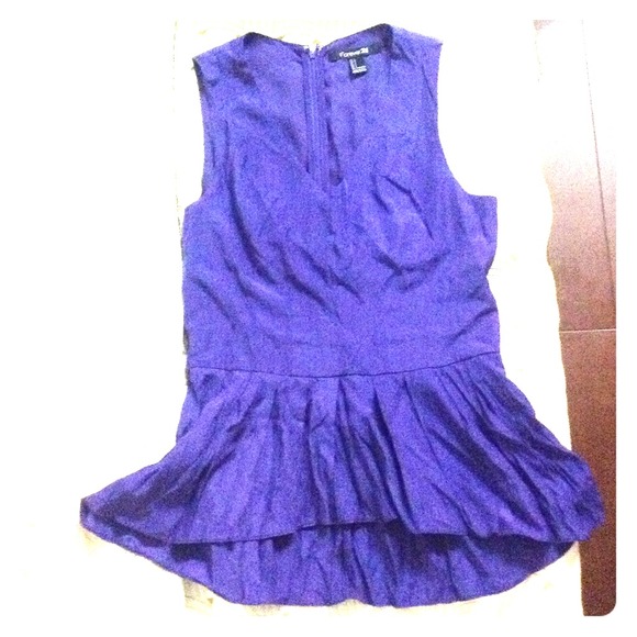 Purple forever 21 sleeveless top