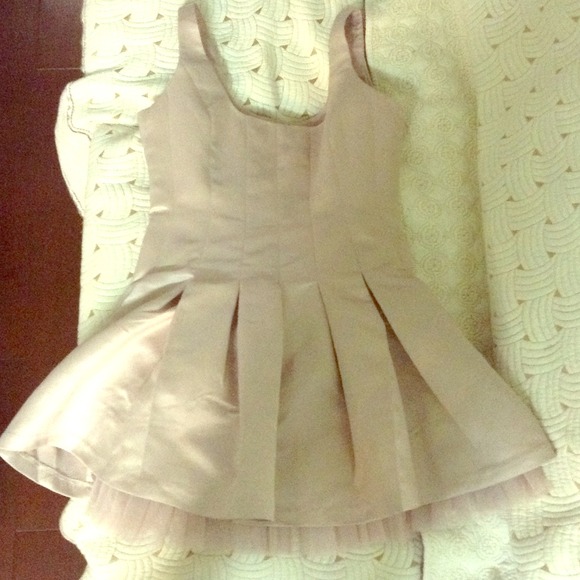 Forever 21 champagne color tutu dress