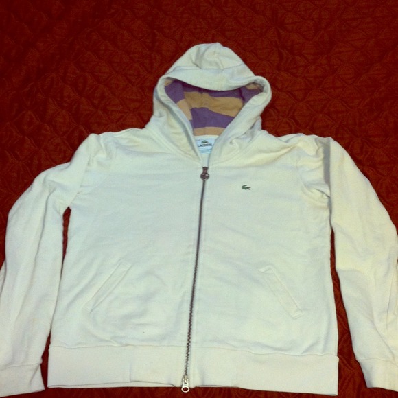 Lacoste hooded sweat jacket