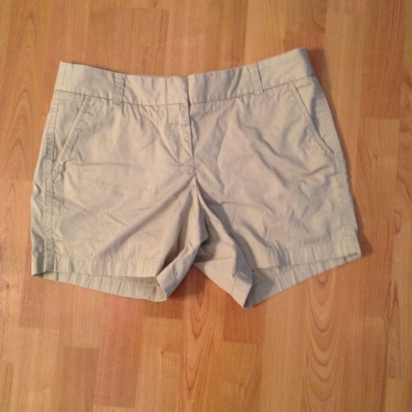 Kaki shorts from J Crew. Size 6