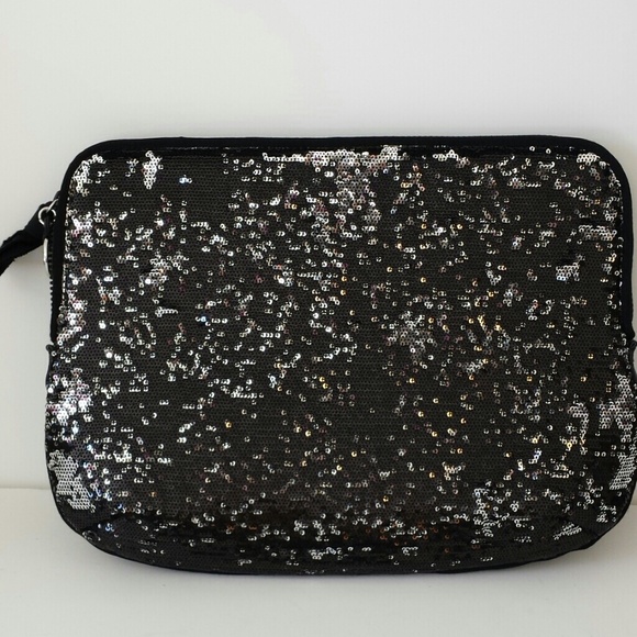 Juicy Couture Sequin Laptop Sleeve Black