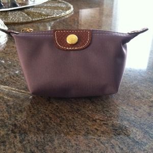 Purple change purse
