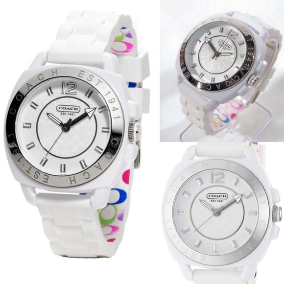 Coach White Rubber Watch⌚️ - Picture 4 of 8