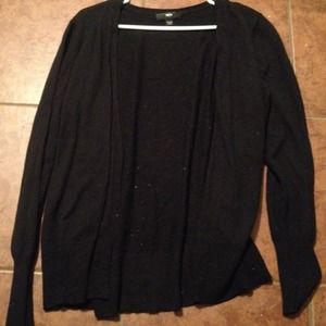 Black cardigan
