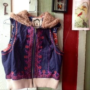 Sold on ebay. Free people boho embroidered vest
