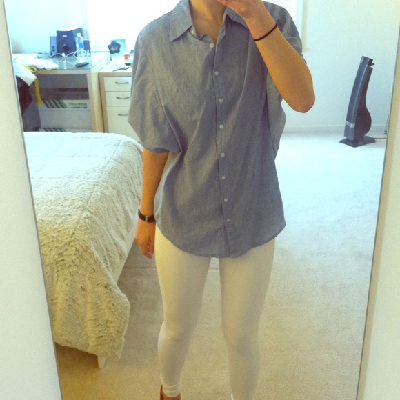 🔻Fashionable Chambray Dress Shirt ❤