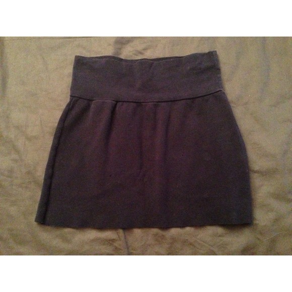 American apparel navy blue mini skirt