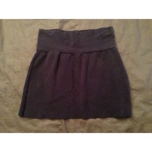 American apparel navy blue mini skirt