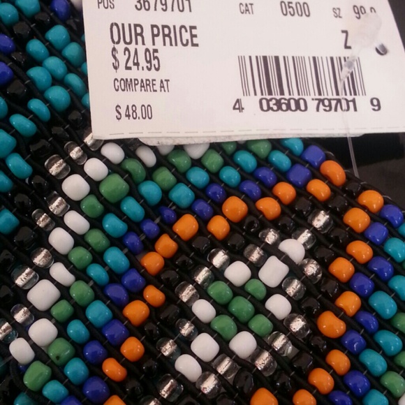 KENSIE BEADED STRETCHY BELT WAISTBAND - Picture 3 of 3