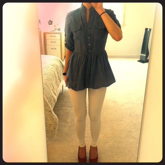🔻🎀 Adorable Chambray Shirt-Dress 🎀