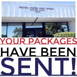 YOUR PACKAGES HAVE BEEN SENT!💙