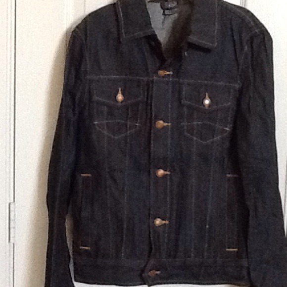 Dark jean blue jacket