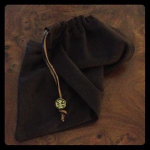 Tory Burch eyeglass pouch. NEVER USED.