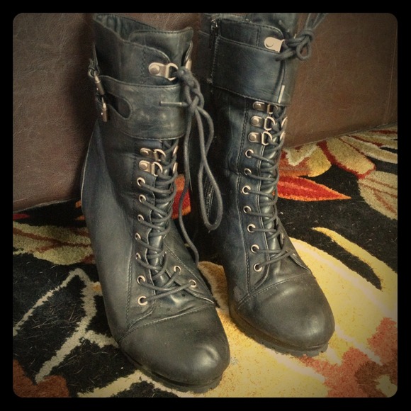 DollHouse Boots - Black Combat Boots