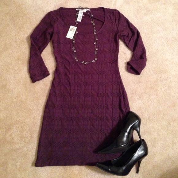 Eggplant Dress Max Studio Small