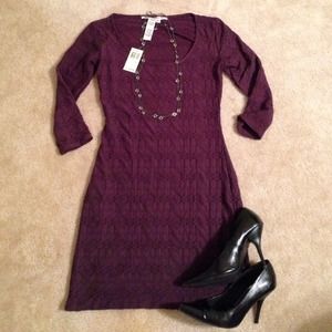 Eggplant Dress Max Studio Small