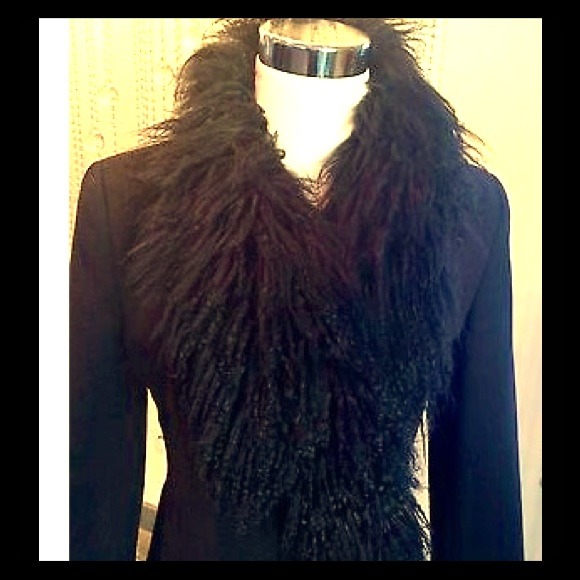 Steve searle mongo nail lamb fur coat