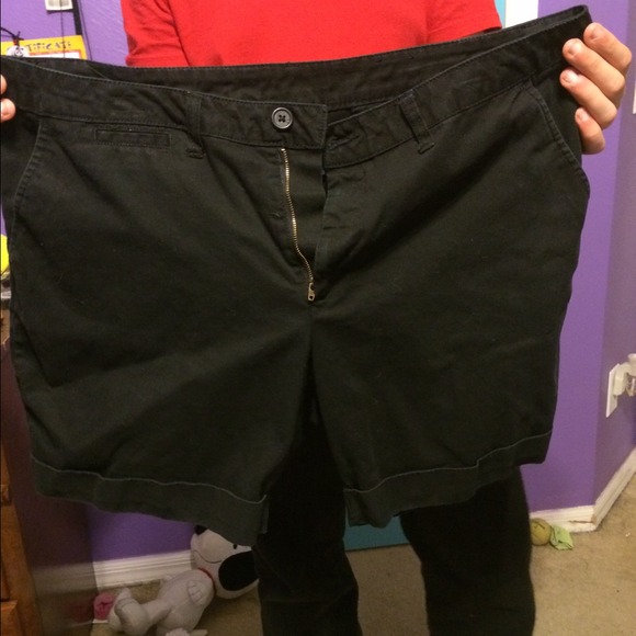 Black shorts