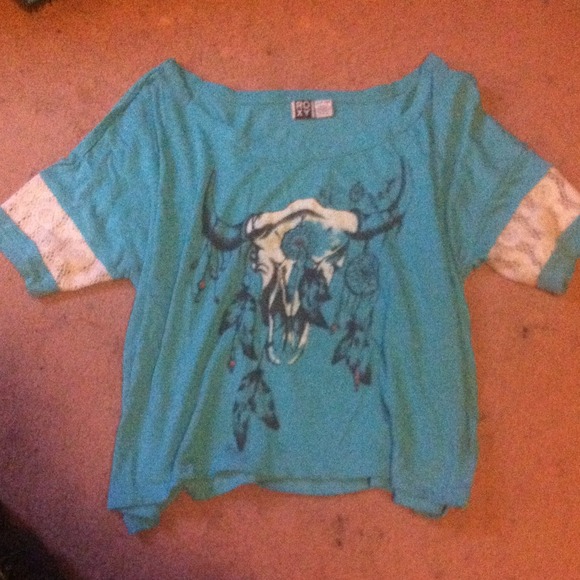 Roxy teal shirt