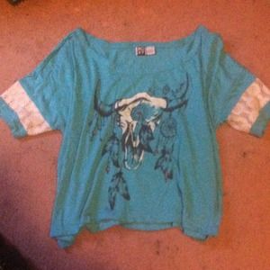 Roxy teal shirt