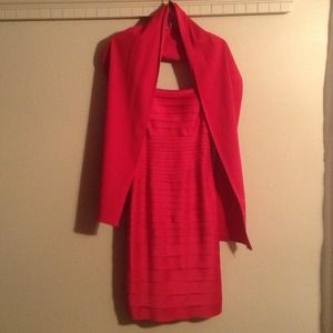 Hot Pink Cocktail Dress