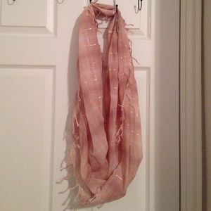 Dusty Rose Infinity Scarf