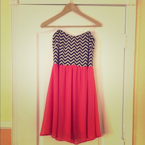 Coral pink dress ☺️