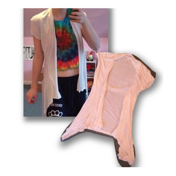 White cardigan short sleeve - Picture 1 of 1