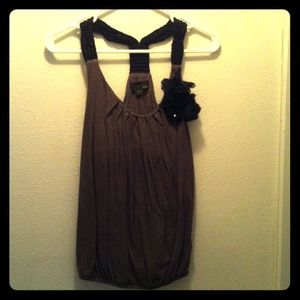 Dark green racerback