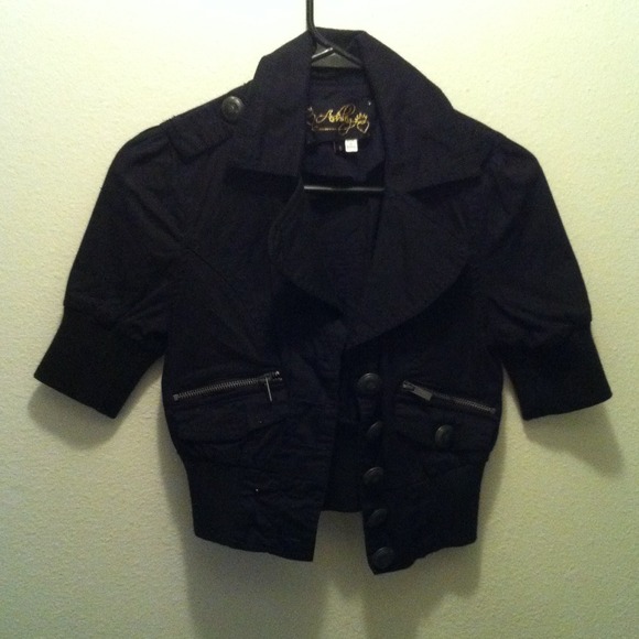 Blacker over jacket