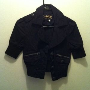 Blacker over jacket