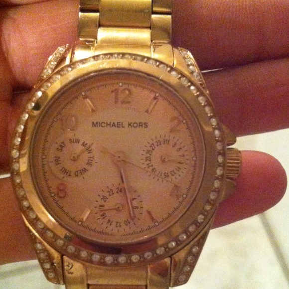 Rose gold Michael Kors watch