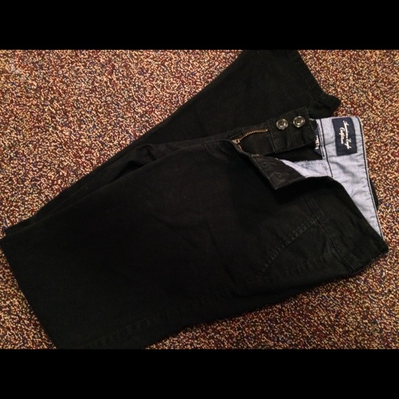 american eagle black chinos