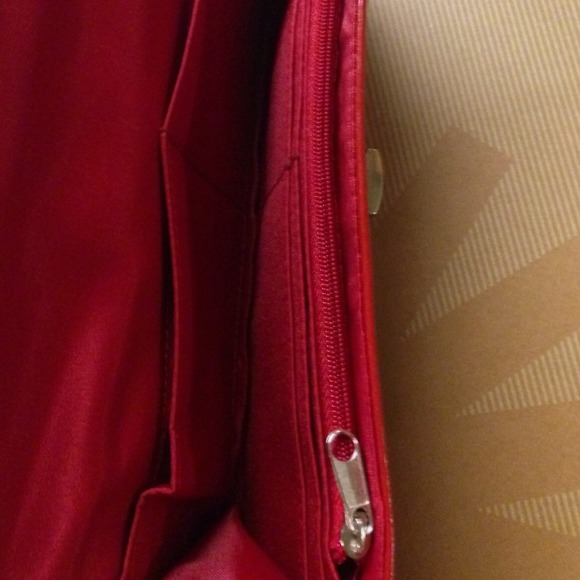 Red Wallet Clutch - Picture 3 of 4