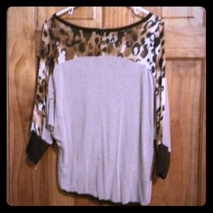 Light brown quarter length shirt