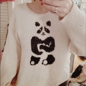 VINTAGE | Panda Knit Sweater